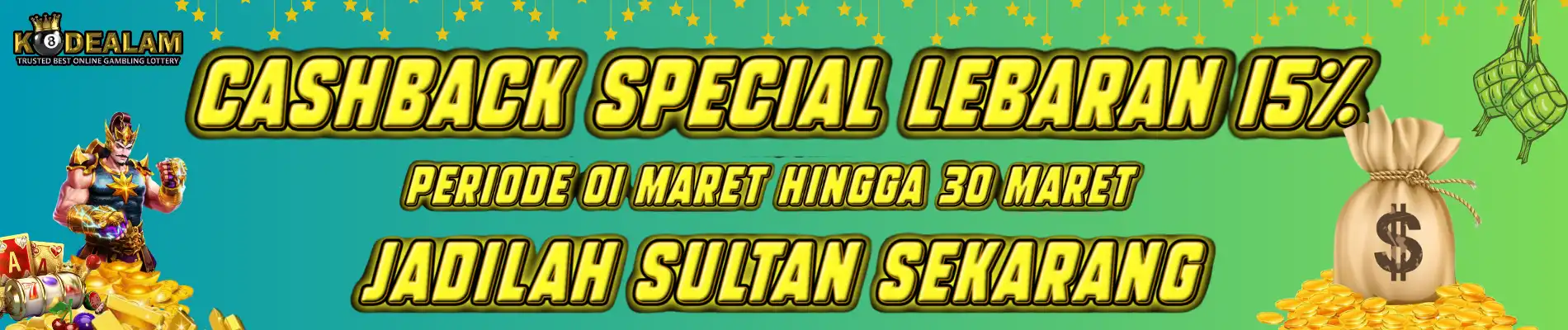 PROMO LEBARAN CASHBACK SLOT GAMES